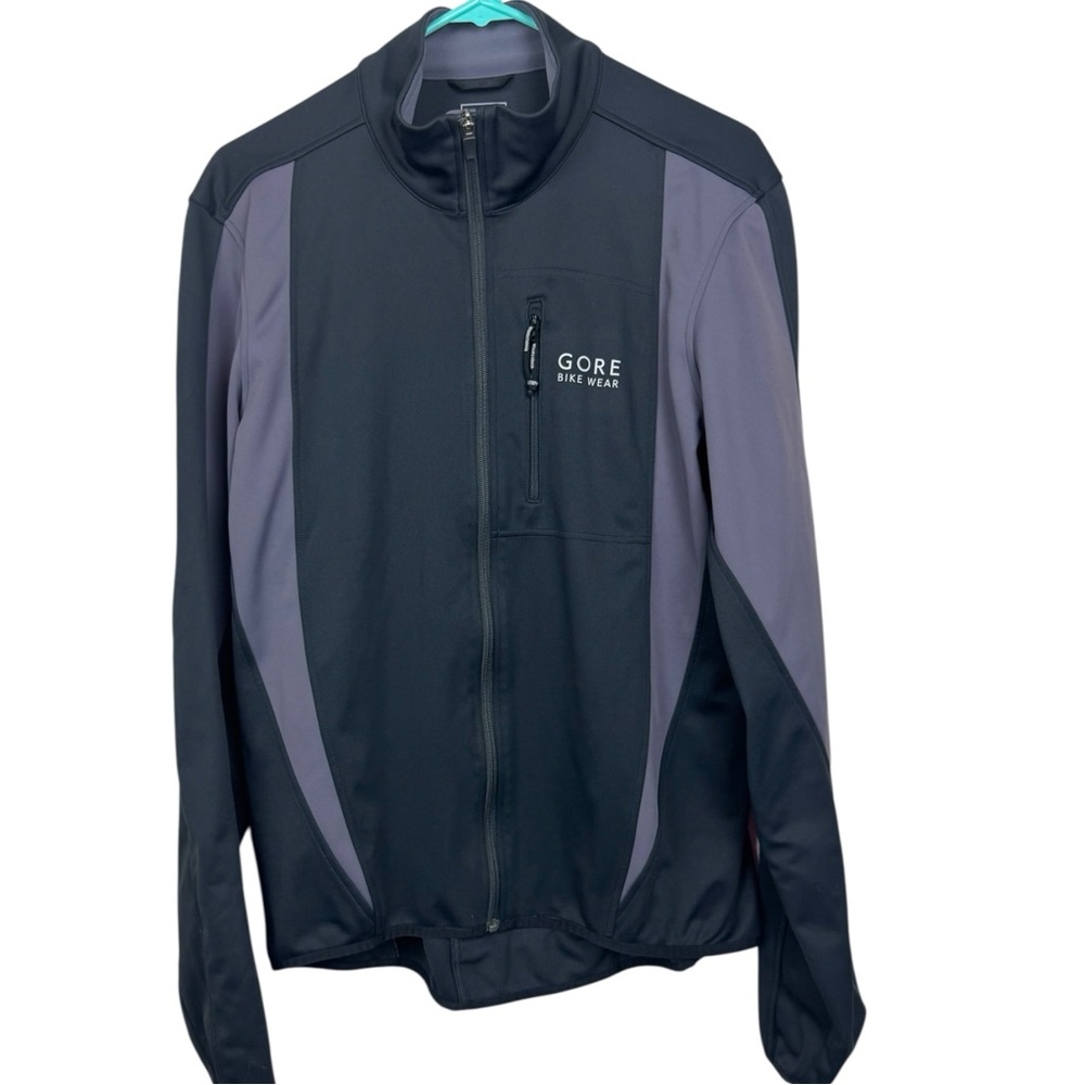 Gore Bike Wear Men's XL Cycling Jacket Windstopper soft shell jacket full Zip